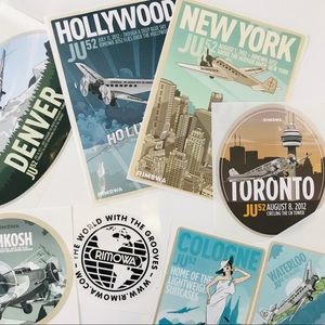 Rimowa luggage stickers (pack of 8)